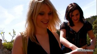 A seggből-Szájba a Szabadban Nyilvános Szex... egy Cumshot