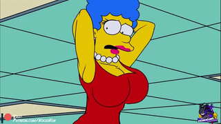 Marge māca viņas tits